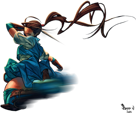 Separate Versions From Street Fightervideo - Street Fighter 5 Ibuki Draw (540x419)