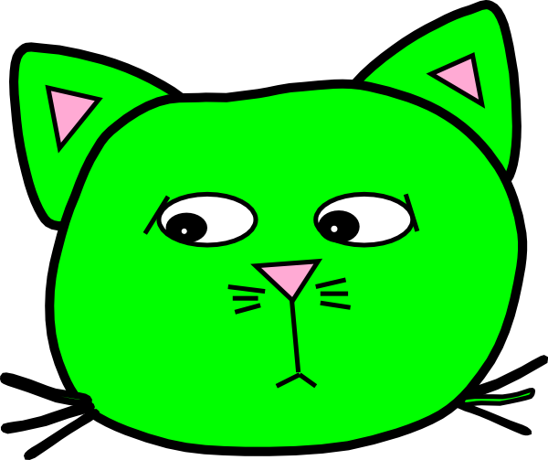 Cats Clip Art Sad (600x503)