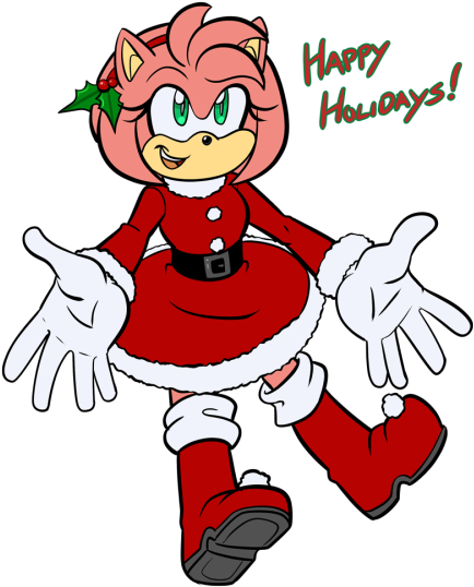 Amy Rose Sonic The Hedgehog Princess Sally Acorn Tails - Amy Rose (500x568)