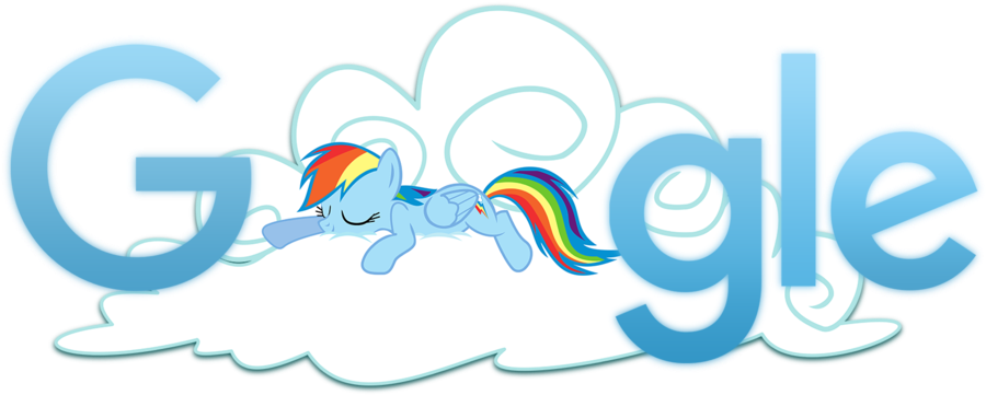 Rainbow Dash Google Logo [install Guide] By Xxmaxterxx - My Little Pony Rainbow Dash (1024x398)