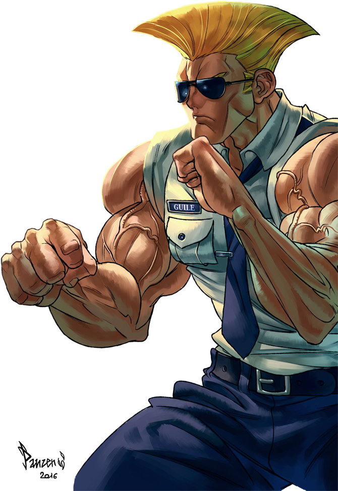 Guile 2o16 Super Street Fighter Iv Street Fighter Ii - Guile Street Fighter Fanart (713x1000)