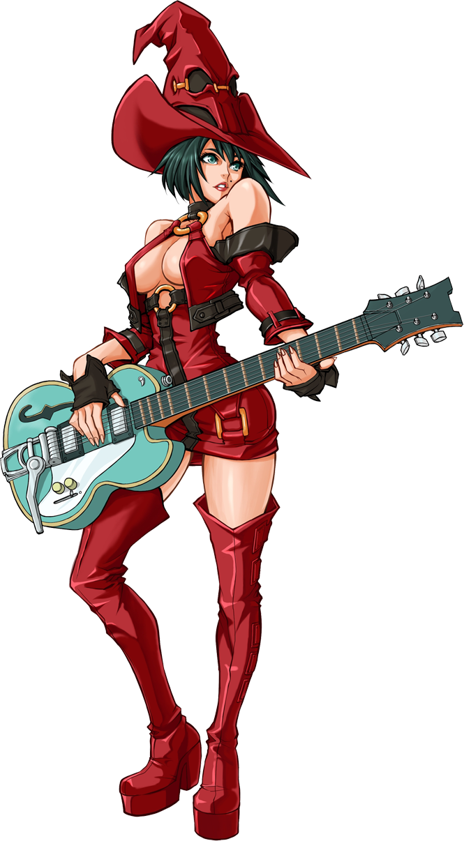 I-no Guilty Gear Xx Λ Core Art - Guilty Gear Xrd Guitar (665x1206)