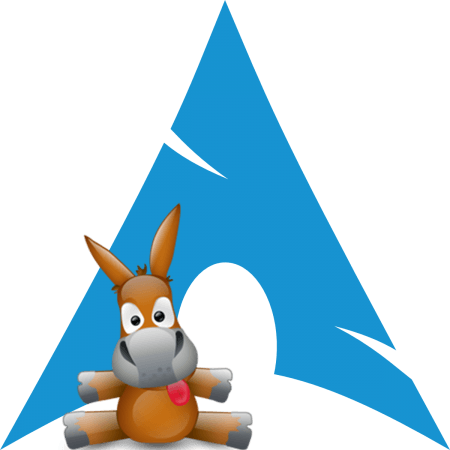 Install Amule The Emule Like Client For E2dk And Kademlia - Arch Linux Logo Small (450x450)