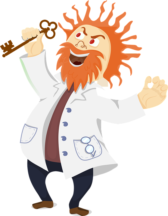 Cartoon Doctor 27, Buy Clip Art - Mad Scientist Cartoon Png (558x720)