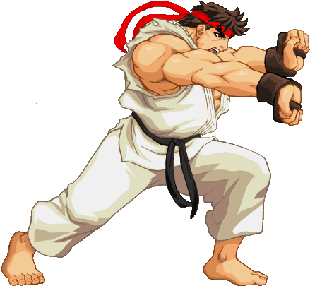 Ryu Hadoken - Street Fighter Ryu Png (512x412)