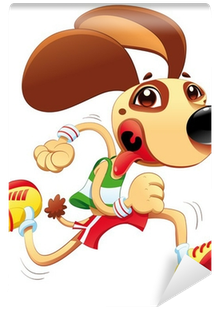 Vector And Cartoon Character - 狗 年 快乐 动 (400x400)