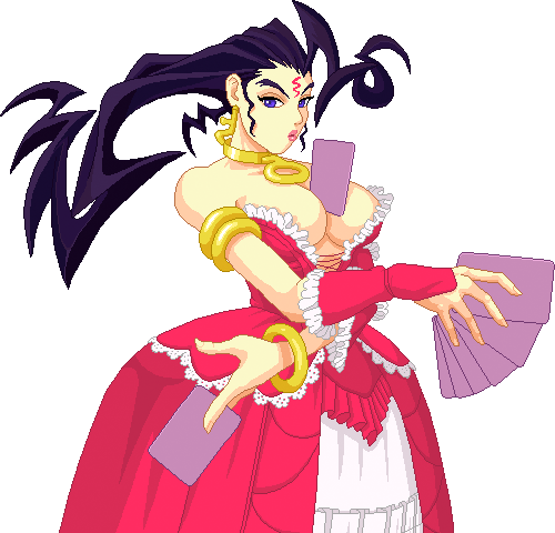 Rose Sf Street Fighter Game Character - Rose Street Fighter Alpha 2 (500x480)