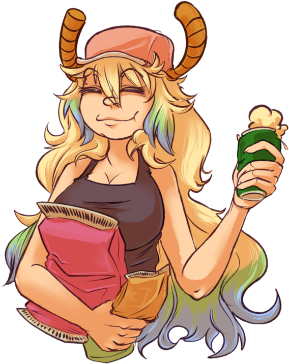 Miss Kobayashi Dragon Maiden By Cyjon - Miss Kobayashi's Dragon Maid (1063x752)