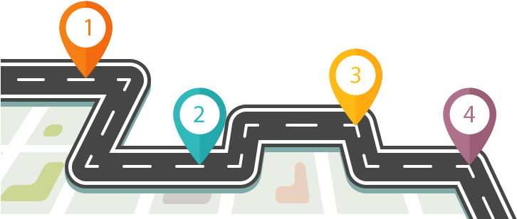 Technology Roadmap Business Road Map - Asphalt Road Graphic (810x455)