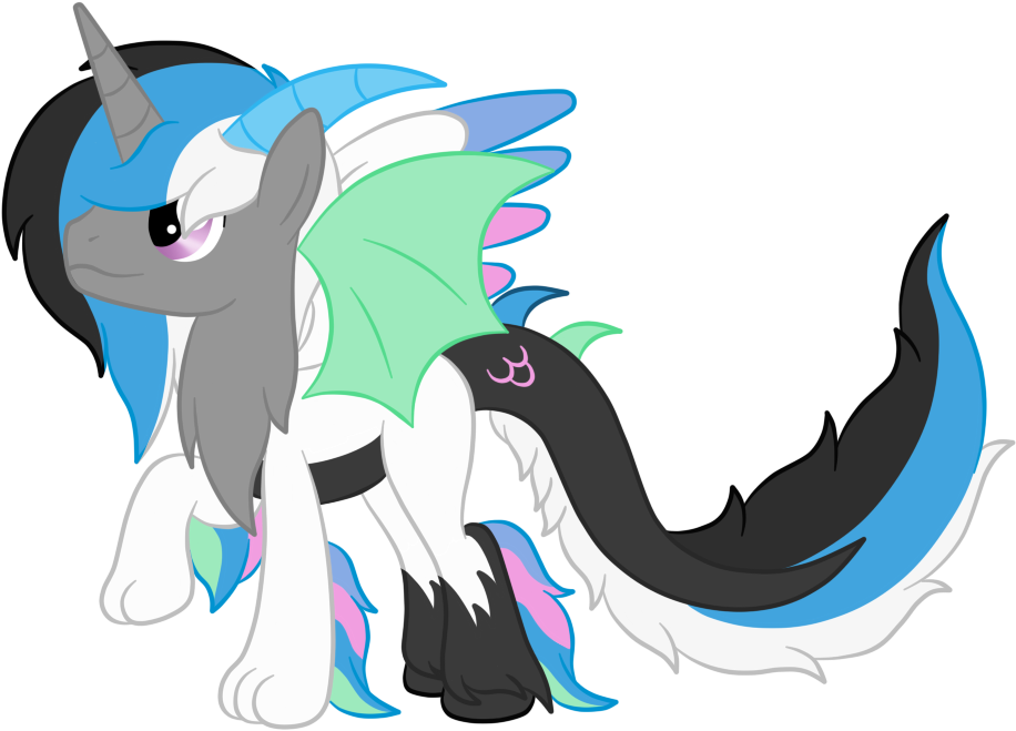 Castiel The Dracalicorn By Silverromance - My Little Pony: Friendship Is Magic (955x700)