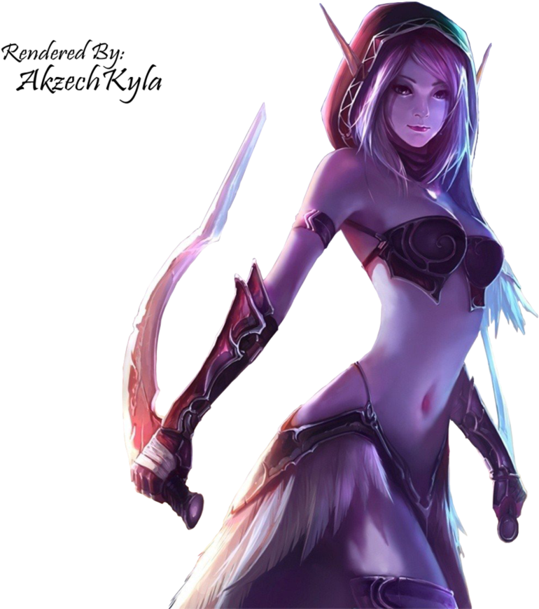 [6] World Of Warcraft Anime Girl Render By Aigooexojagiya - Sexy World Of Warcraft Girls (848x942)