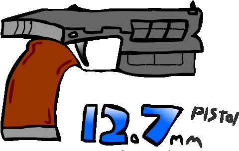 7mm Pistol By Alozec - 7mm Pistol By Alozec (516x341)