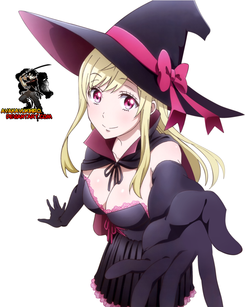 Anime Female Art Crunchyroll - Yamada Kun And The 7 Witches (815x979)