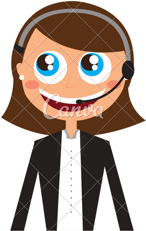 Customer Service Representative - Stock Illustration (800x800)