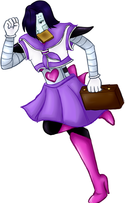 Anime Tropes In Action By Robo-whiskers - Mettaton Is A Girl (477x717)