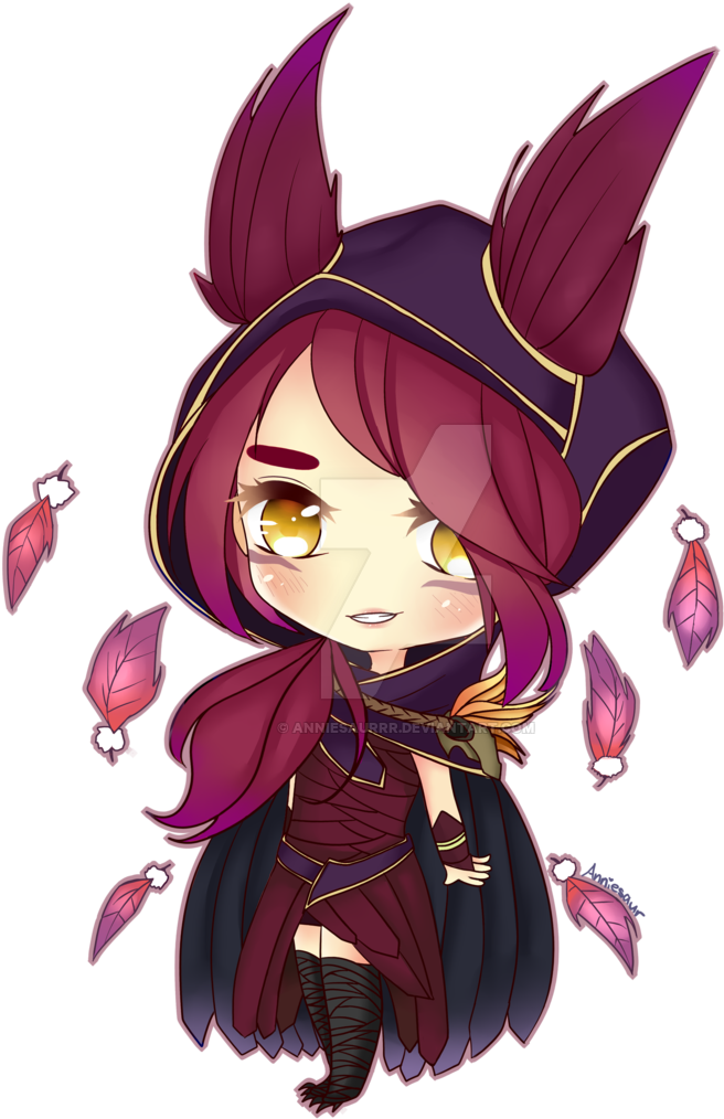 Otaku - League Of Legends Chibi Xayah (1024x1024)