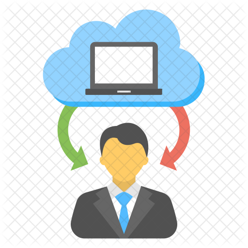 Cloud Representative Icon - Cartoon (512x512)