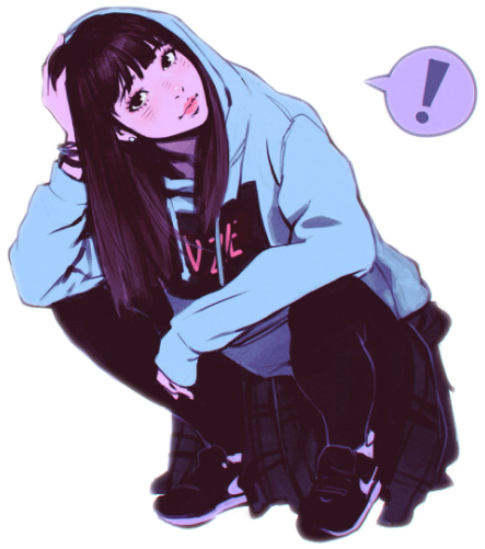 Artist Anime - Anime - Anime Girl Wearing Hoodie (500x500)