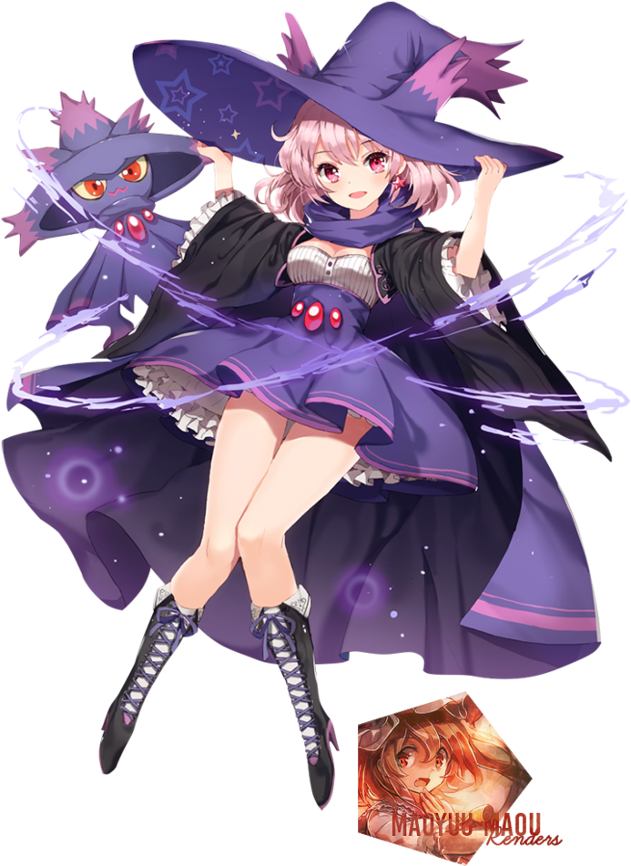 Render 53 By Maoyuu Maou - Pokemon Gijinka Mismagius (752x1063)