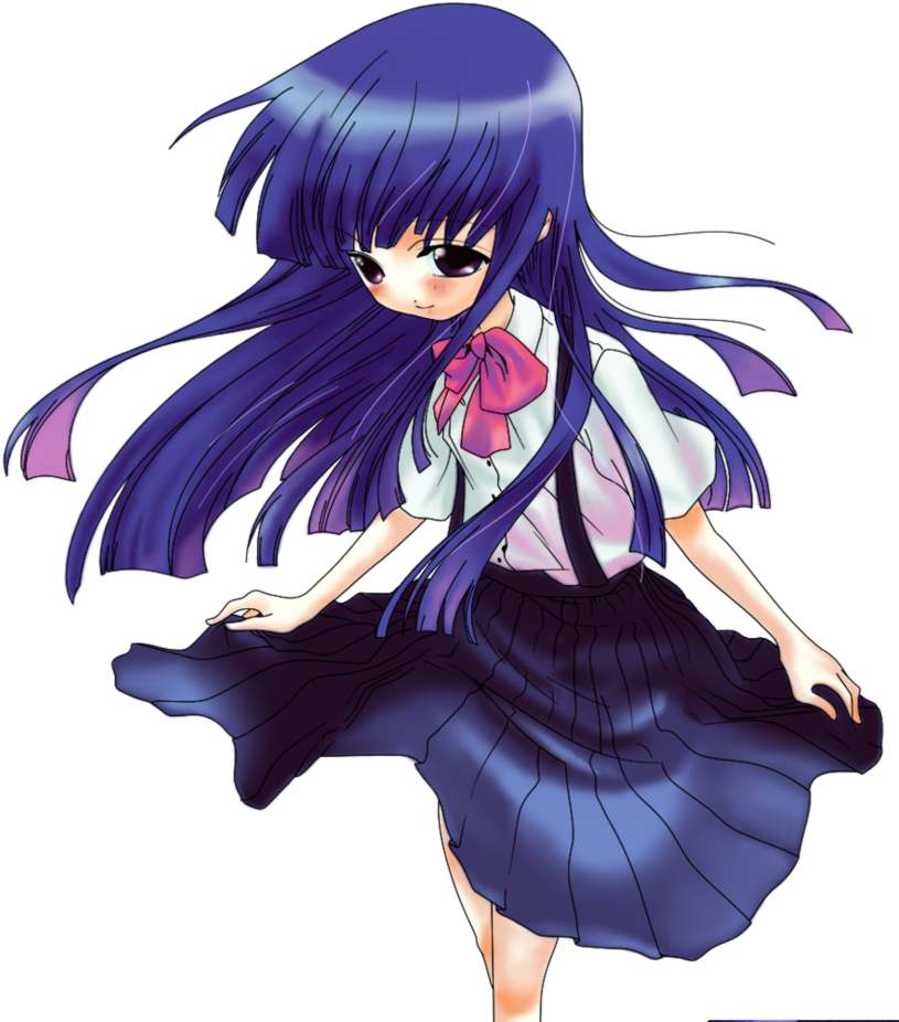 Manga Cover Rika Vector By Sonozaki-hikaru - ひぐらしのなく頃に 祟殺し編2巻(スクウェア・エニックス) [電子書籍] (831x961)