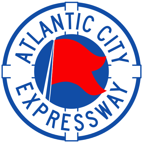 I-95 To And Over Delaware Memorial Bridge, Then New - Atlantic City Expressway Logo (500x500)