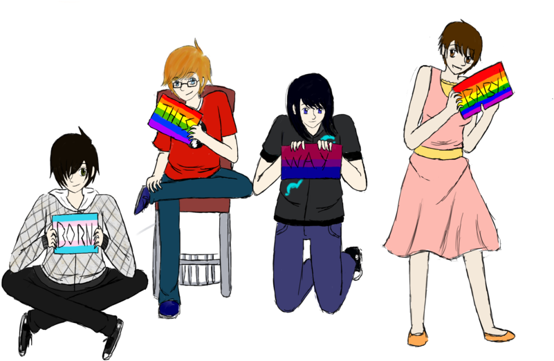 Born This Way, Baby By Sonicfreak99 - Cartoon (900x677)