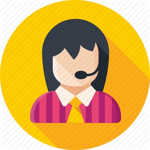 Call Center, Female, Support, Technical Support Icon - Icon Call Center Woman (512x512)
