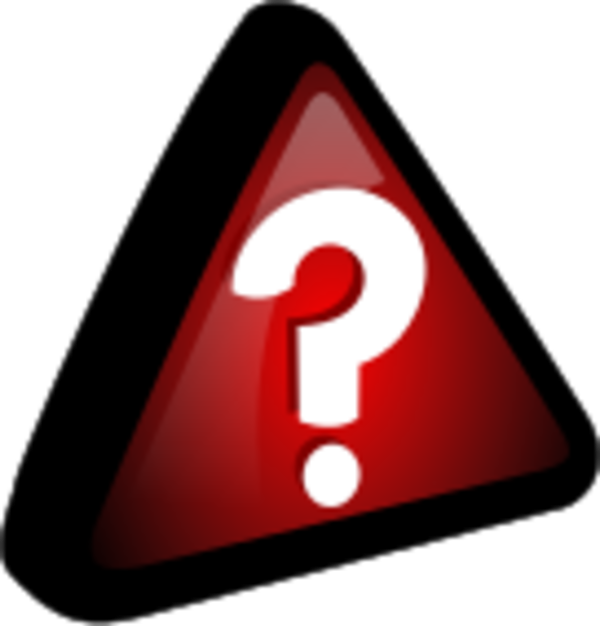 Question Mark Clipart Red - Query Icon (600x626)