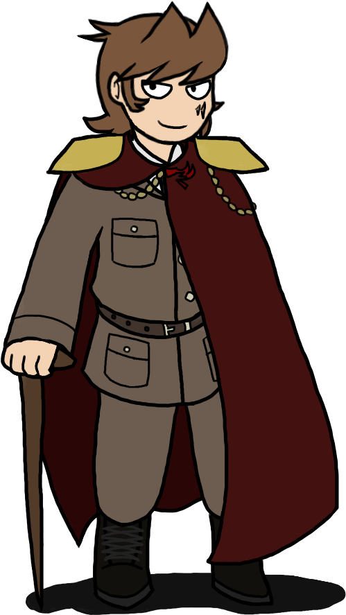 ] Red Leader As A Cartoon By Ew-a - Eddsworld Red Leader Design (600x900)