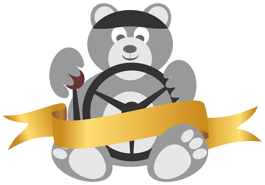 Vector, Bear, Trucker, Logo, Teddy Bear, Free Vector - Cartoon (960x678)