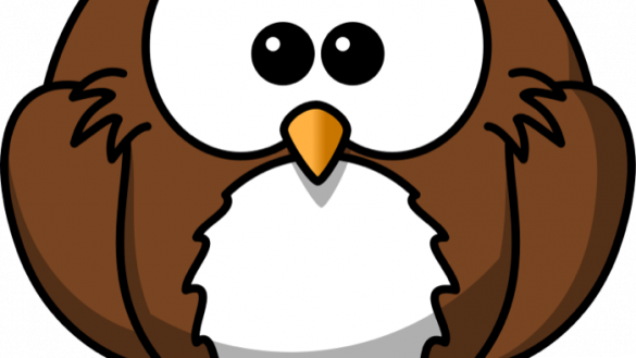 Modest Cartoon Pictures Of An Owl Clipart Animated - Cartoon Png Image Of A Owl (585x329)