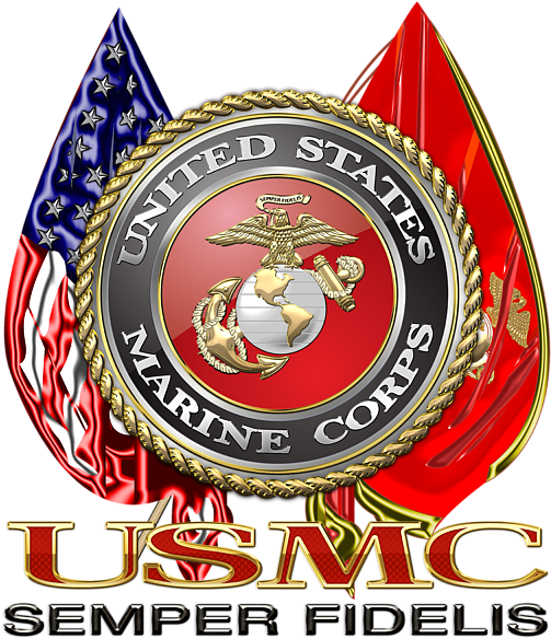 Bleed Area May Not Be Visible - Marine Corps Emblem (600x600)