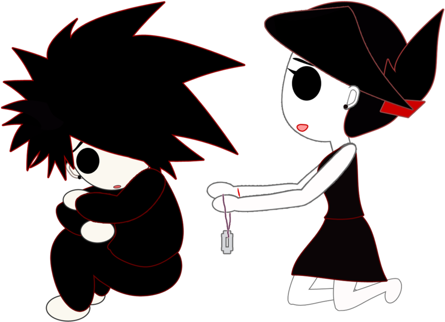 Emo Love T-shirt Print By Reisswick - Emo T Shirt Design (900x643)