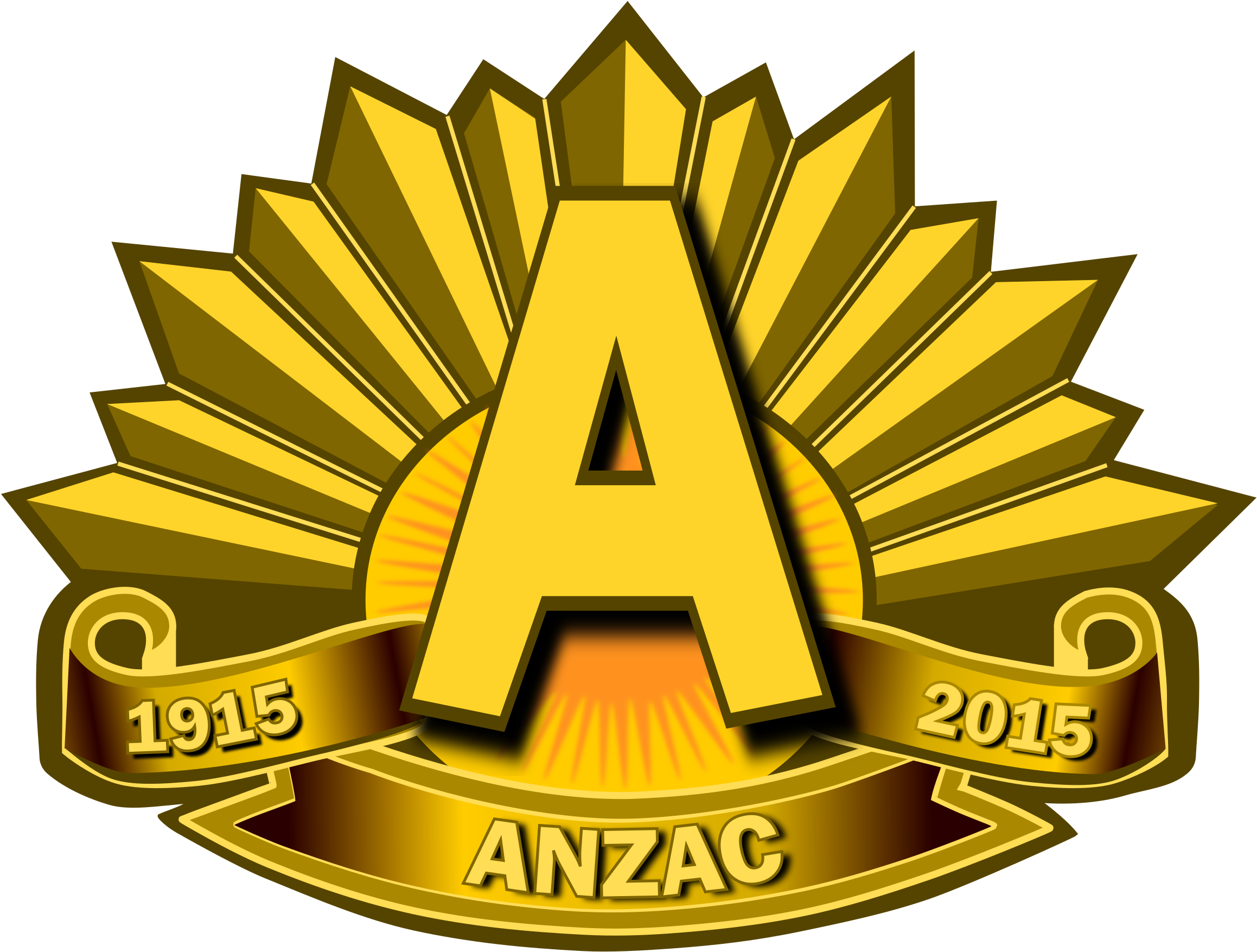 Photos Of Anzac Clip Art Medium Size - Anzac Day Symbols And Emblems (2400x1837)
