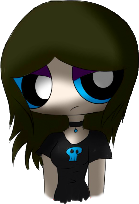 Emo Bubbles By Ardnomnom - Emo Bubbles Powerpuff Girls (639x960)