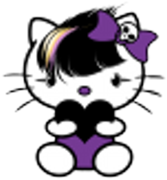 Francine Mafnas - Punk Goth Hello Kitty (400x400)
