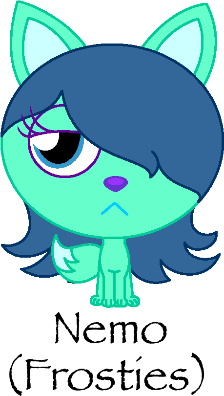 Bluiethefoxoid Moshling Oc Nemo The Emo Vixen - Palestine Is Still The Issue (624x852)