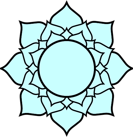 Lotus Coloring Page (439x450)
