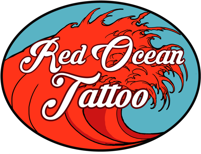 Red Ocean Tattoo - Mad Face (750x536)