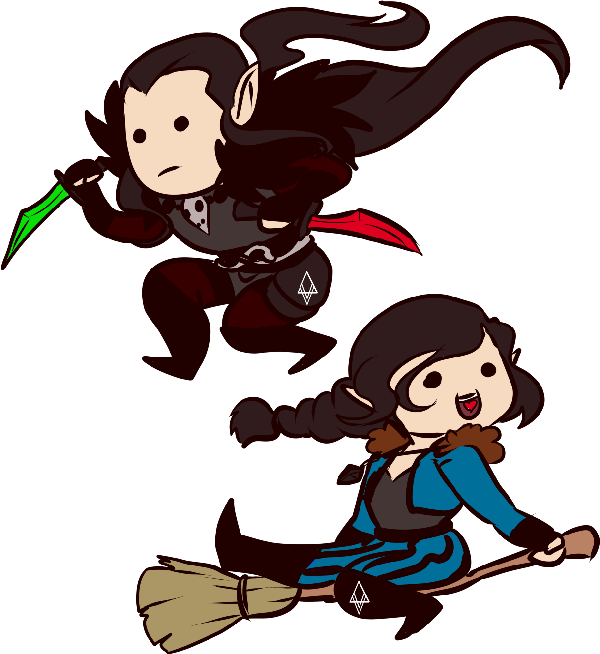 “ Stealth Twins ” - Cartoon (1280x1445)