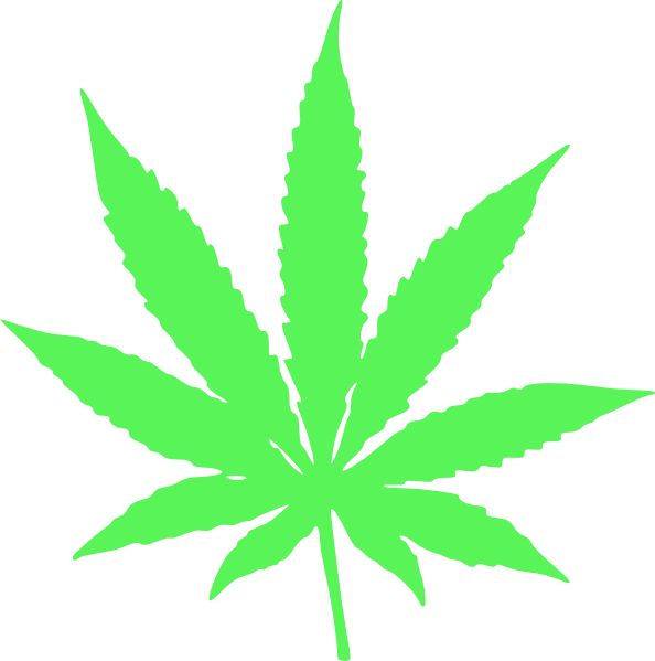 Marijuana Black And White (594x599)
