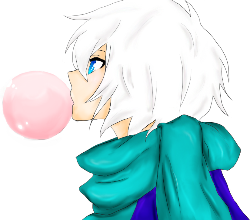 More Like Emo Fml Chibi Cut Out By Yoshibunnykawaii - Chewing Gum Anime (900x724)