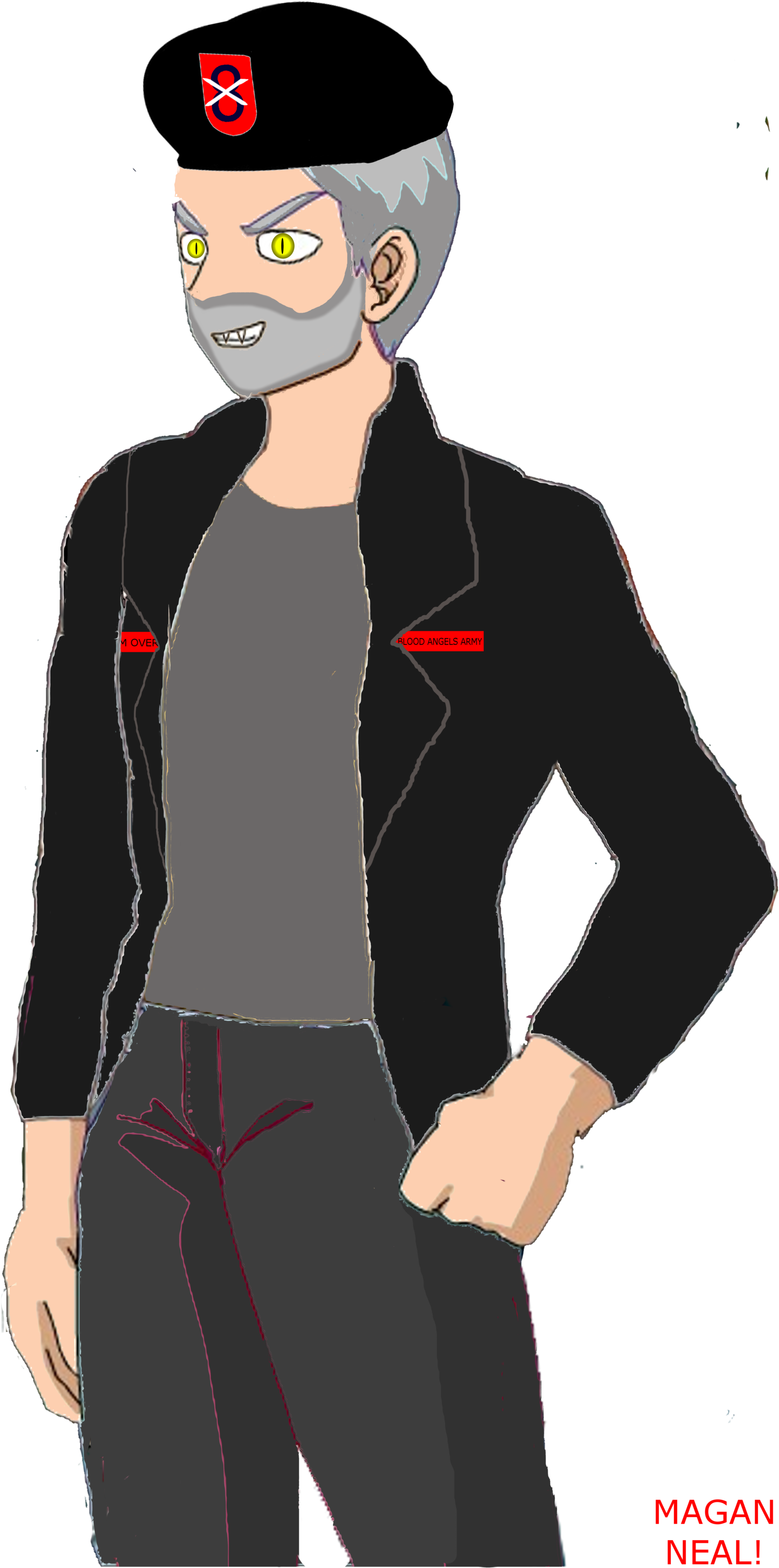 Vampire Bill In Anime - Werewolf (1600x3115)