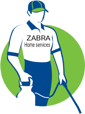 Zabra Pest Control Service Private Limited - Pest Control Man Logo (384x384)
