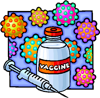 Flu Shots Are One Example Of Immunizations For Adults - Cancer Vaccine Cartoon (389x383)