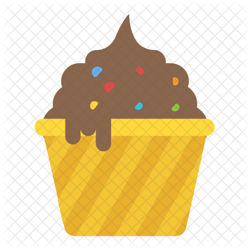 Ice-cream Cup Icon - Dessert (512x512)