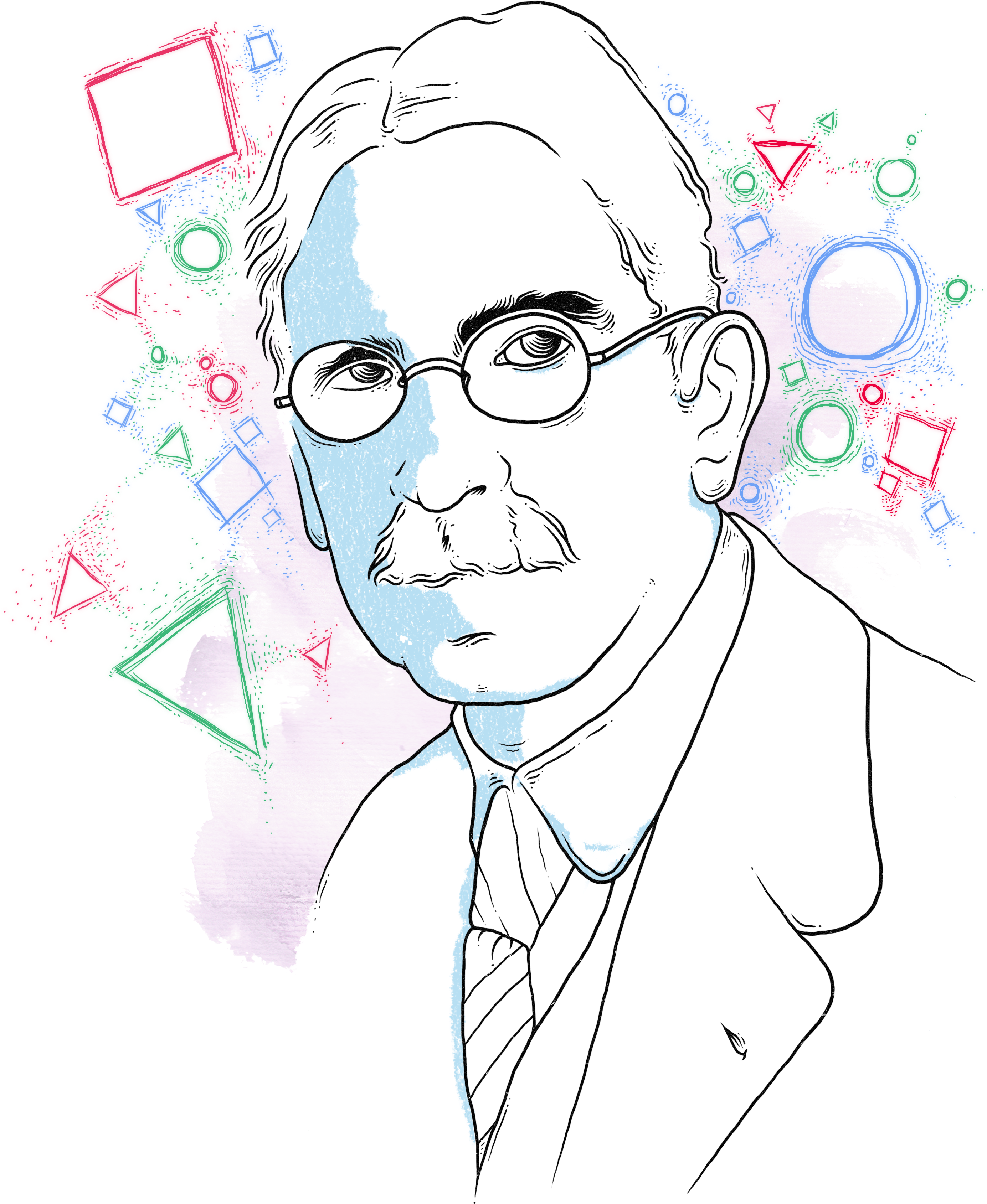 28 Collection Of John Dewey Drawing - Sketch (4961x3508)