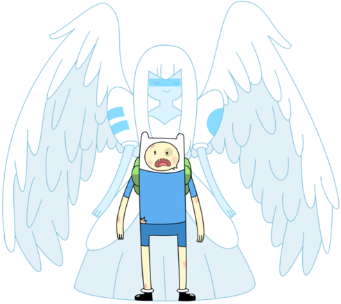 Animation, Boy, And Cartoon Image - Guardian Angel (500x457)
