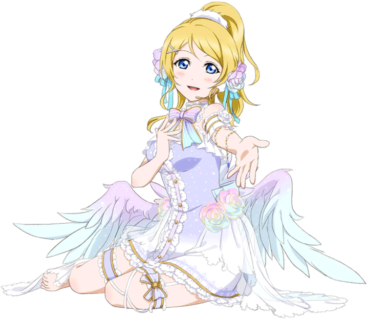 Render 43 Love Live Eli By Loveliverenders-d8qyj9d - Love Live Card Render (894x894)