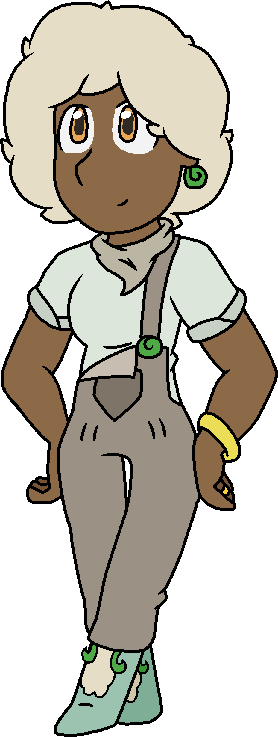 Cotton Owns The Mareep Ranch On Route 3 Outside Ansurda - Cartoon (935x2465)